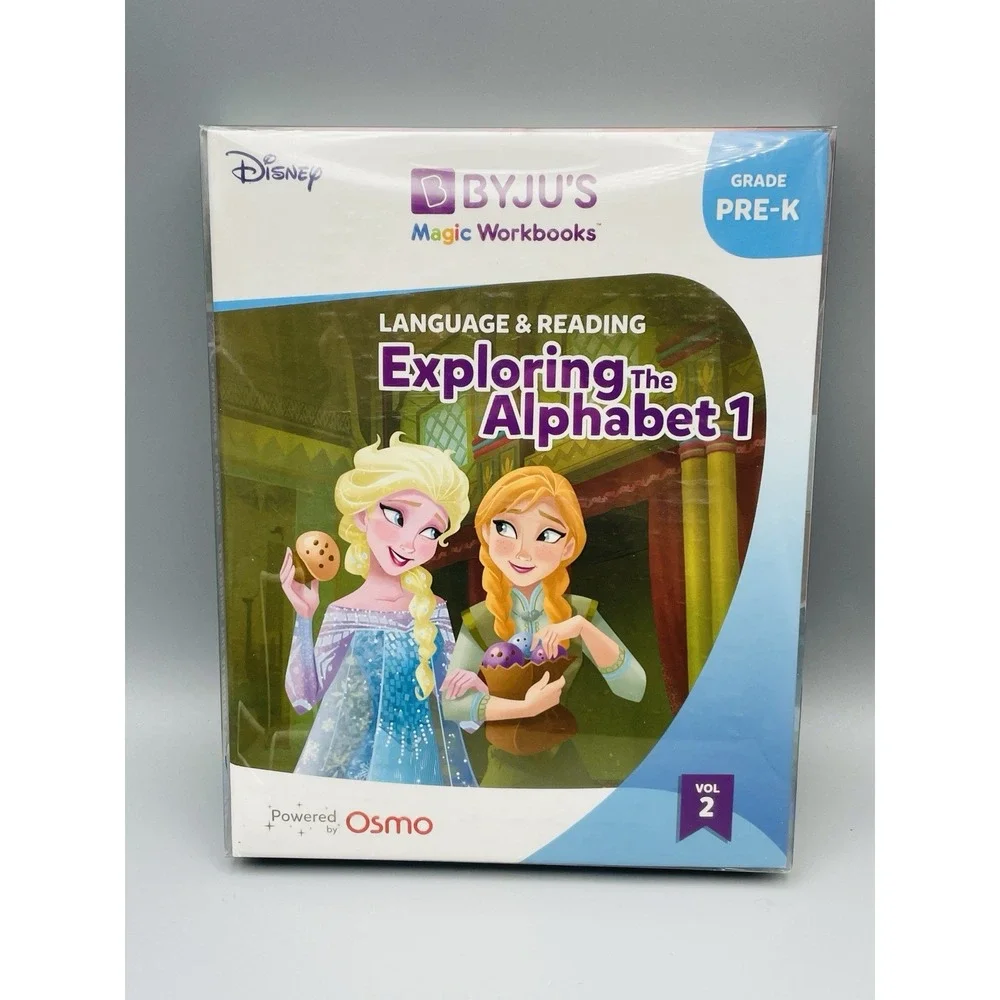 Byjus Disney Magic Workbook Pre-K Language Reading Exploring The Alphabet 1 v. 2